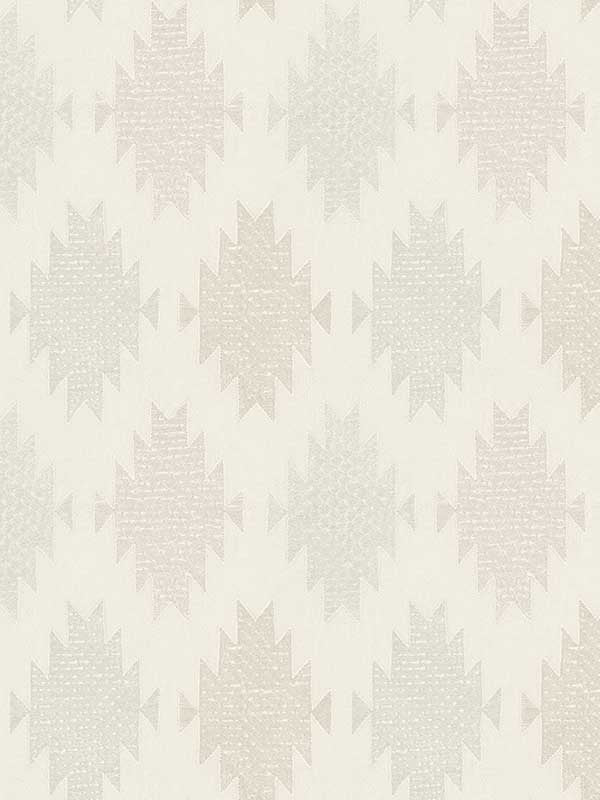 Stitched Heirloom wallpaper in white color - pattern number 4142-72664 - by Chesapeake in the Yellowstone collection