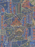 Front Row fabric in jewel blue color - pattern number BW45125.1.0 - by G P & J Baker in the Kit Kemp Wallpapers collection