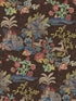 Knights Tale fabric in cocoa color - pattern number BW45138.2.0 - by G P & J Baker in the Kit Kemp Wallpapers collection