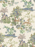 Knights Tale fabric in sage blue color - pattern number BW45138.6.0 - by G P & J Baker in the Kit Kemp Wallpapers collection