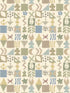 Potato Print fabric in sage color - pattern number BW45139.4.0 - by G P & J Baker in the Kit Kemp Wallpapers collection