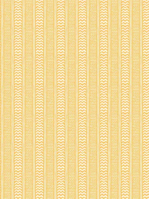 Tweak wallpaper in yellow color - pattern number BW45142.814.0 - by G P &amp; J Baker in the Kit Kemp Wallpapers collection