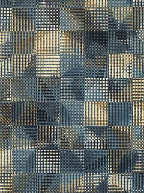 Impatto fabric in midnight color - pattern number W0182/02.CAC.0 - by Clarke and Clarke in the Vivido collection