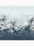 Alberi wallpaper in midnight linen banner color - pattern number W0176/01.CAC.0 - by Clarke and Clarke in the Vivido collection