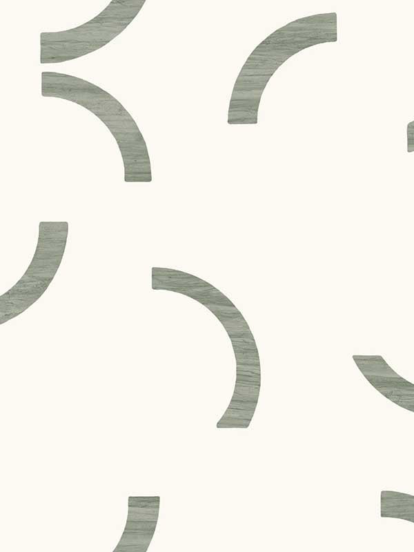 Lunula wallpaper in green color - pattern number FM1021 - by York in the Formations collection