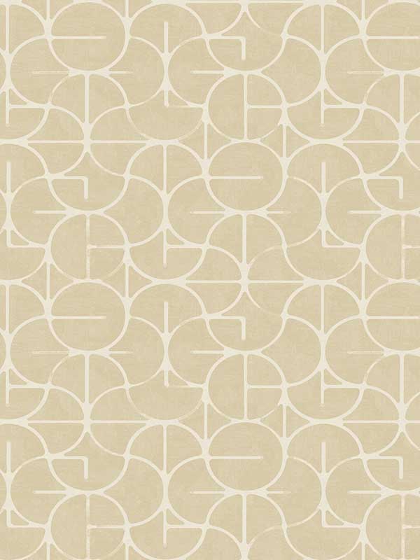 Looking Glass wallpaper in straw color - pattern number FM1101 - by York in the Formations collection