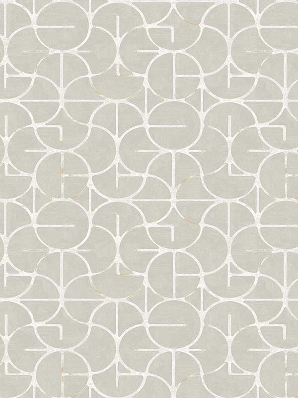 Looking Glass wallpaper in grey and silver color - pattern number FM1102 - by York in the Formations collection