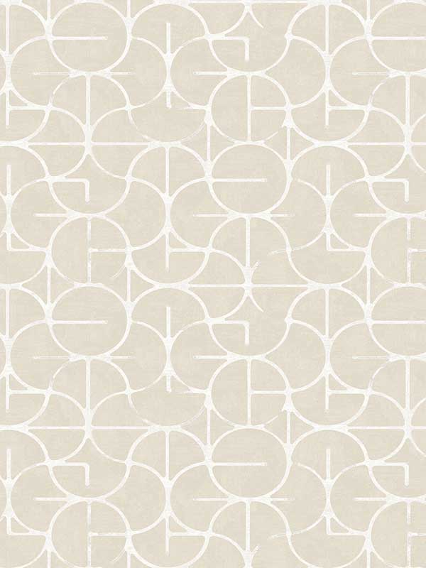 Looking Glass wallpaper in beige color - pattern number FM1103 - by York in the Formations collection