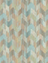 Betulle fabric in blue color - pattern number MI10523 - by York in the Missoni Home 05 collection