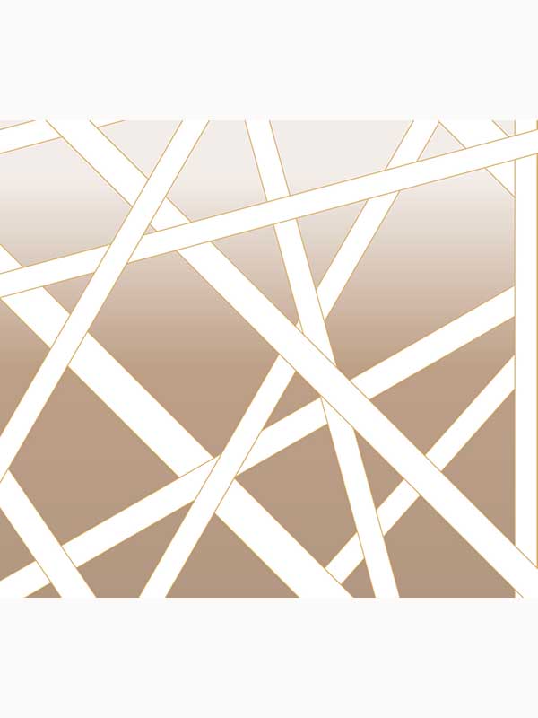 Nastri Shade 4 Panel mural in beige color - pattern number MI10580M - by York in the Missoni Home 05 collection
