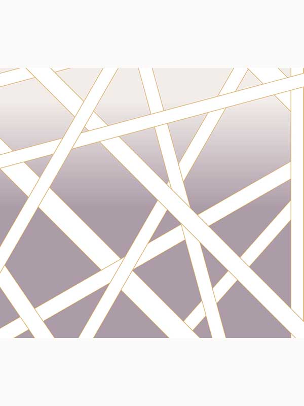 Nastri Shade 4 Panel mural in lavender color - pattern number MI10584M - by York in the Missoni Home 05 collection