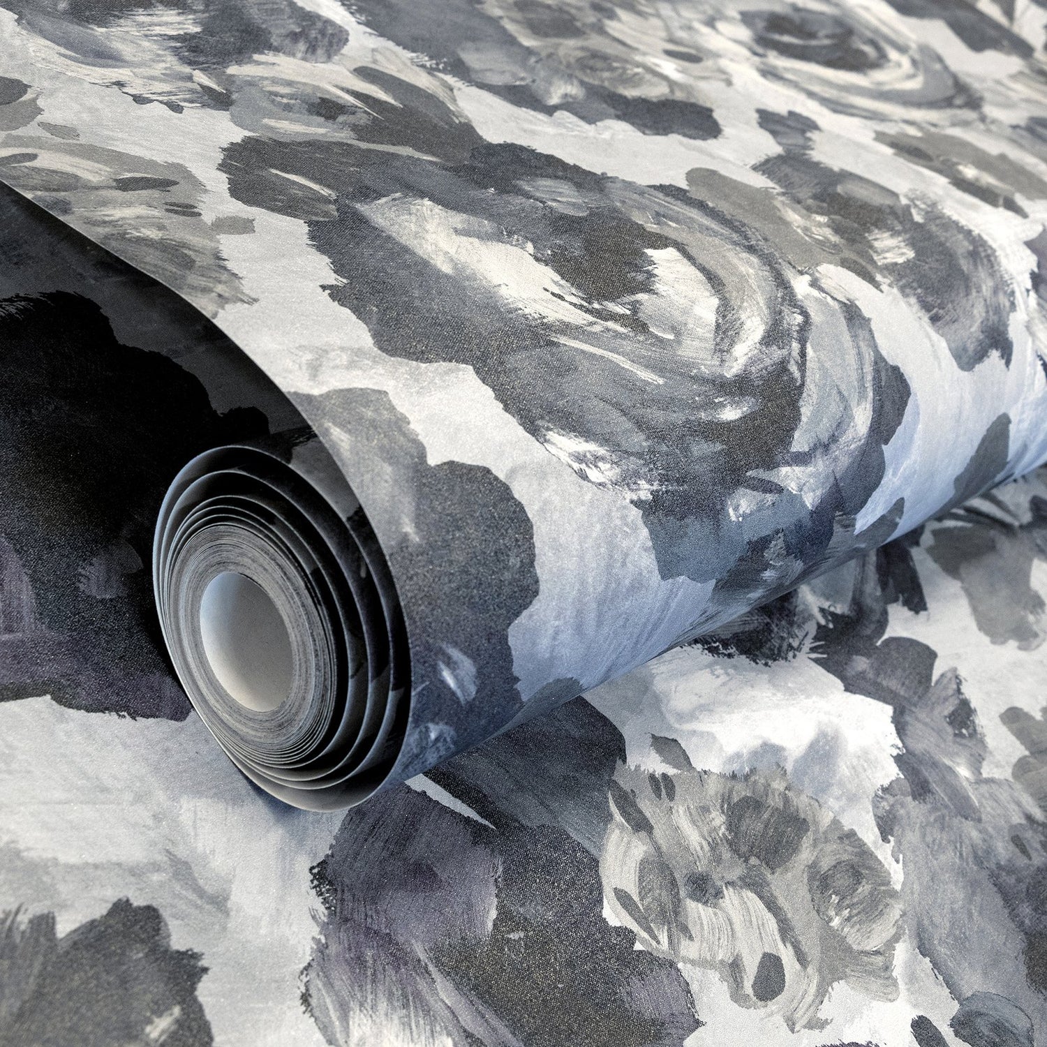 Paeonia wallpaper in silver grey color - pattern number GH26903-23 - by Galerie in the Julie Feels Home collection