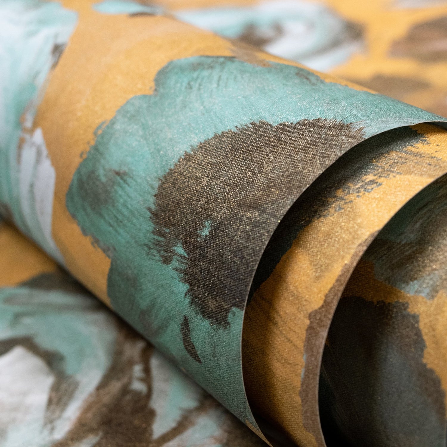 Paeonia wallpaper in blue color - pattern number GH26905-23 - by Galerie in the Julie Feels Home collection