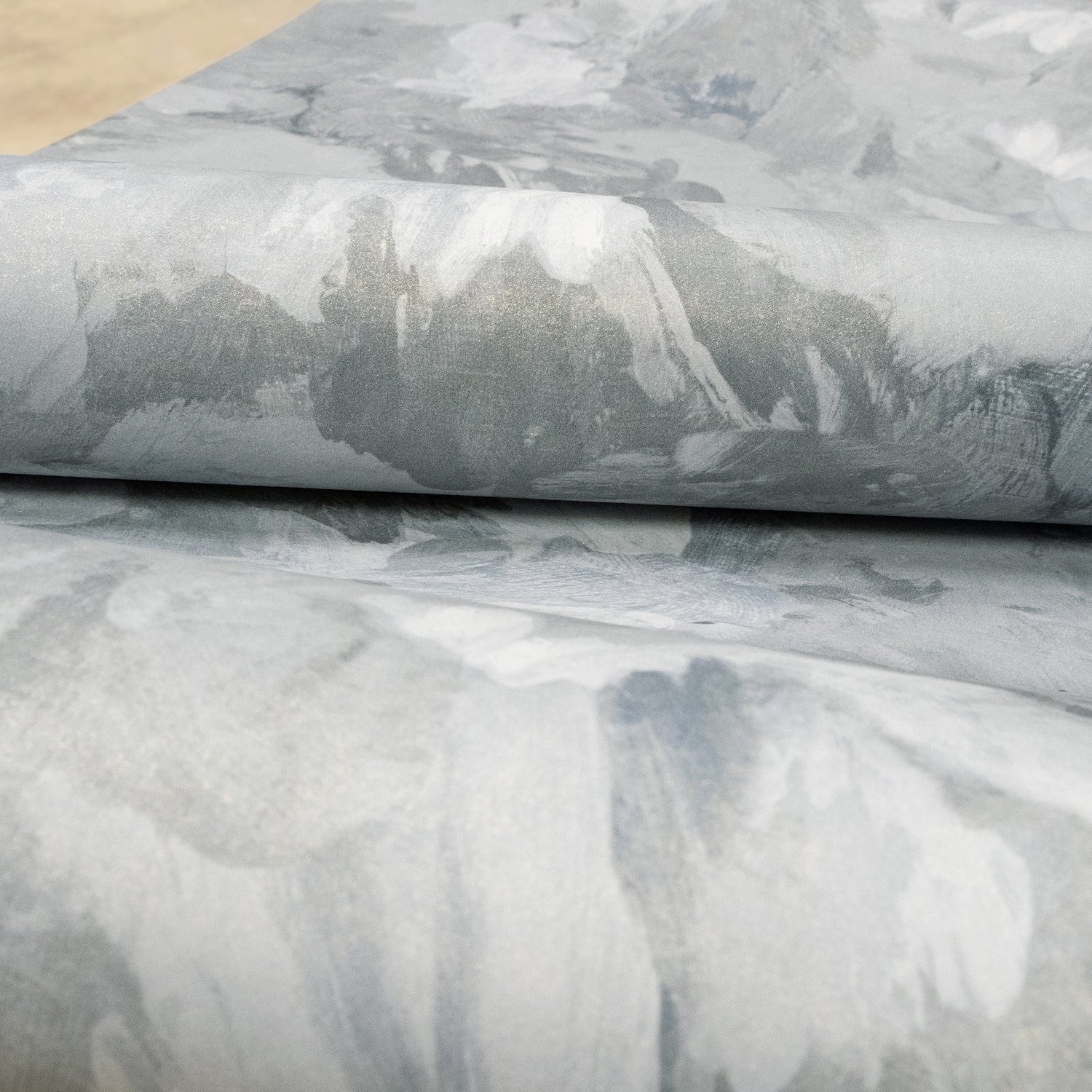 Paeonia Plain wallpaper in silver grey color - pattern number GH26911-23 - by Galerie in the Julie Feels Home collection