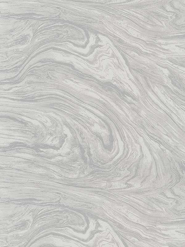 Waves wallpaper in ivory and grey color - pattern number CW10029 - by Coraggio in the Coraggio Volume 1 collection