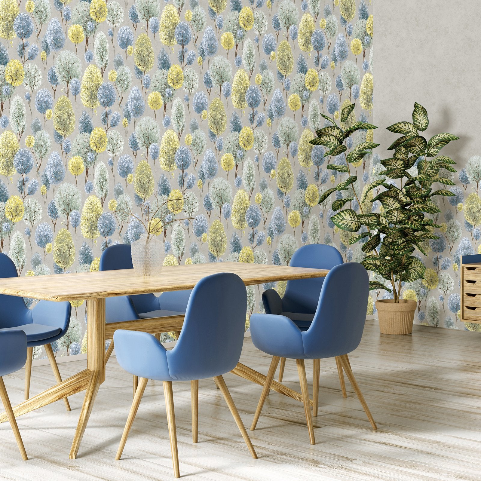 Tilia wallpaper in multi-coloured color - pattern number GH26923-23 - by Galerie in the Julie Feels Home collection
