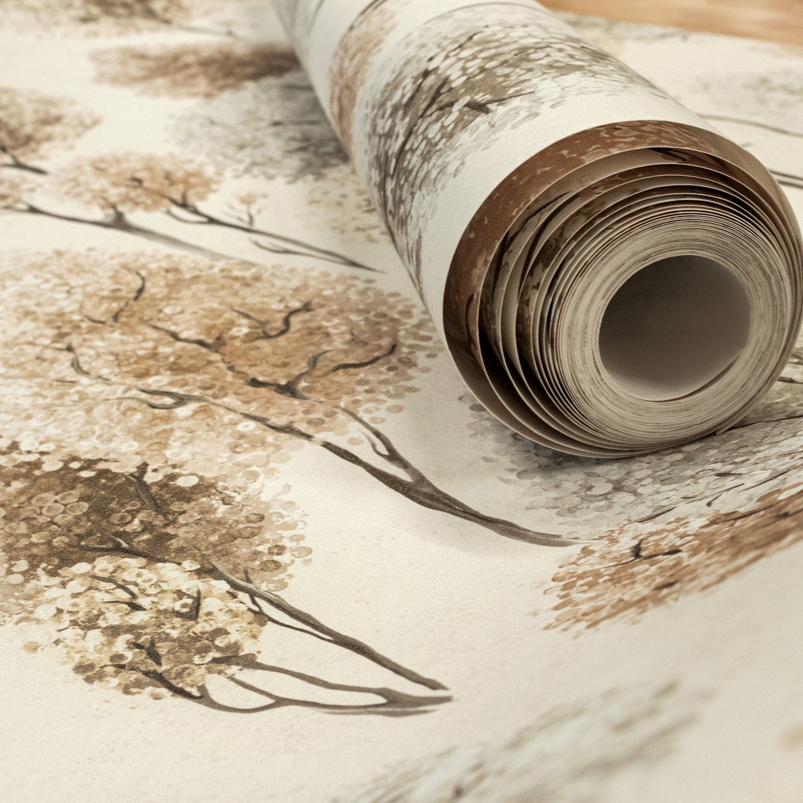 Tilia wallpaper in beige color - pattern number GH26926-23 - by Galerie in the Julie Feels Home collection