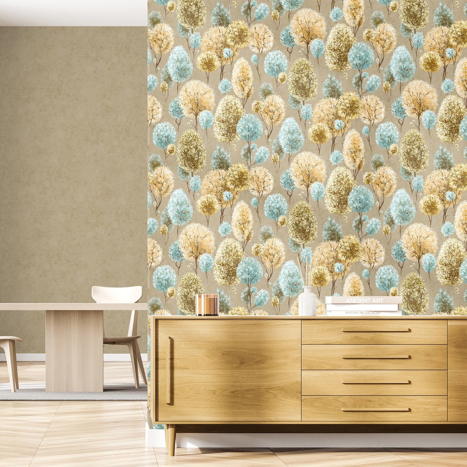 Tilia wallpaper in multi-coloured color - pattern number GH26927-23 - by Galerie in the Julie Feels Home collection