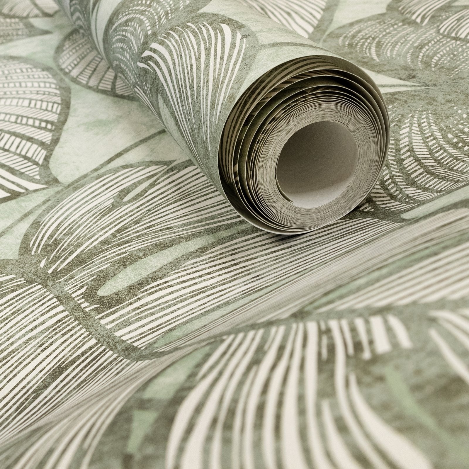 Monstera wallpaper in green color - pattern number GH26935-23 - by Galerie in the Julie Feels Home collection