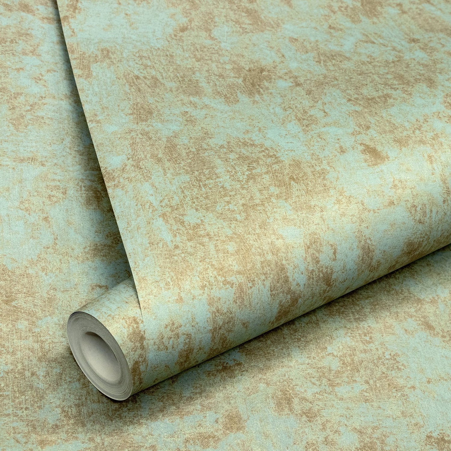 Monstera Plain wallpaper in blue color - pattern number GH26953-23 - by Galerie in the Julie Feels Home collection
