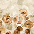 Paeonia Twinwall mural in bronze brown color - pattern number GH26957-23 - by Galerie in the Julie Feels Home collection