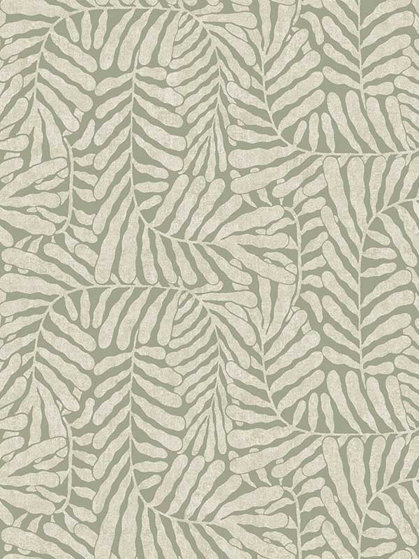 Gabriel Fern wallpaper in moss color - pattern number 4155-27311 - by A Street Prints in the Drew and Jonathan Home Fourth Edition collection