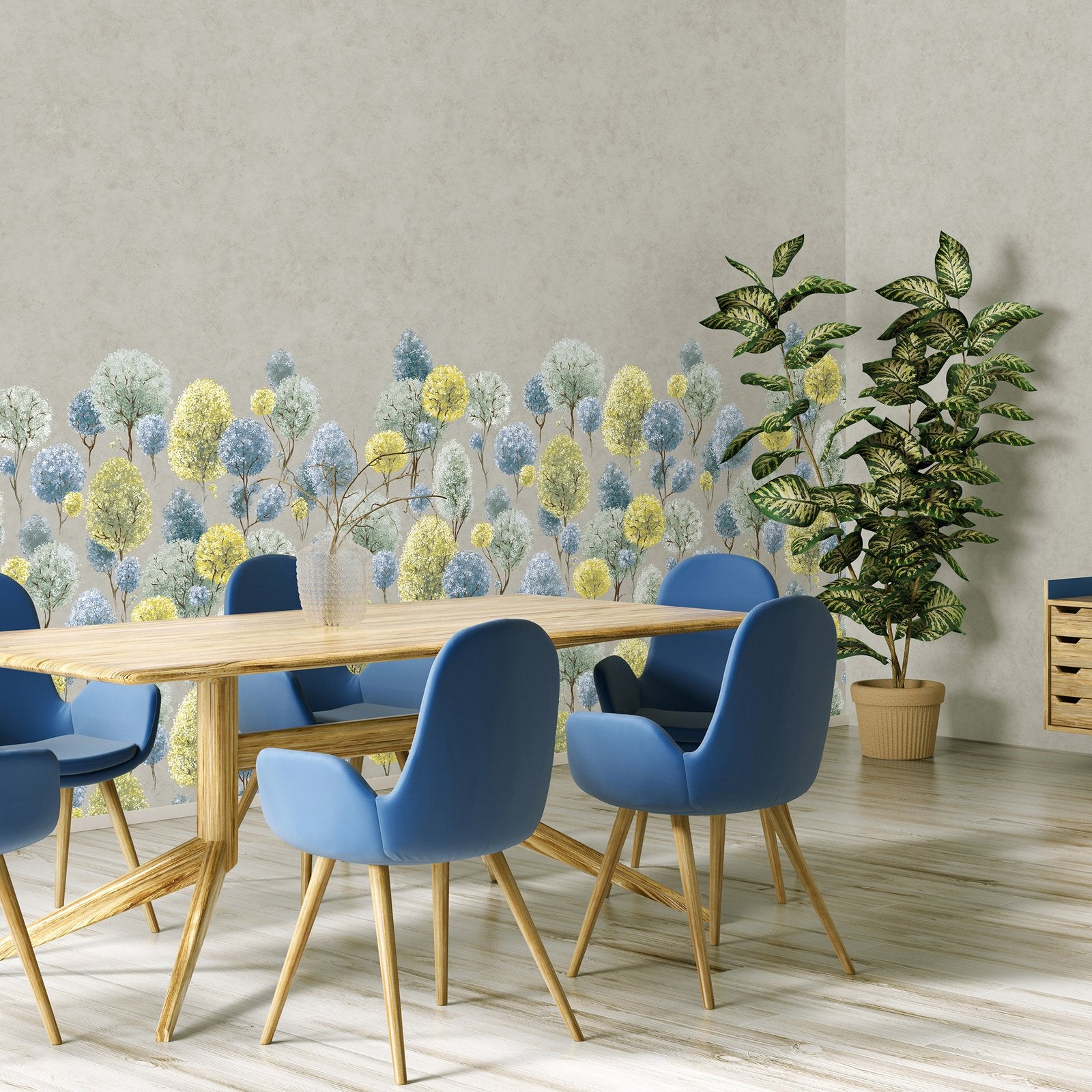 Tilia Twinwall mural in multi-coloured color - pattern number GH26967-23 - by Galerie in the Julie Feels Home collection