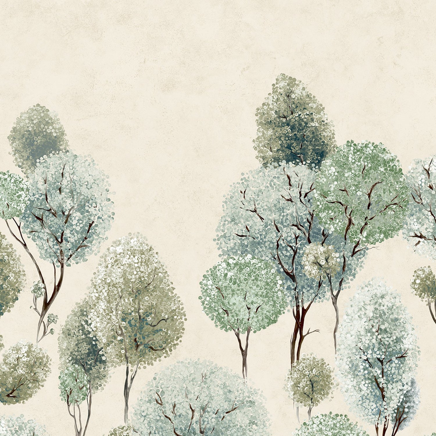 Tilia Twinwall mural in green color - pattern number GH26968-23 - by Galerie in the Julie Feels Home collection