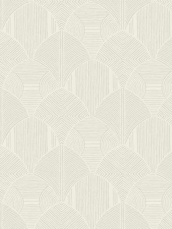 Meyberg Geometric wallpaper in ivory color - pattern number 4155-72805 - by A Street Prints in the Drew and Jonathan Home Fourth Edition collection