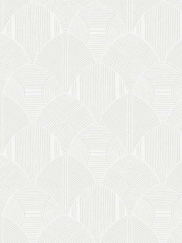 Meyberg Geometric wallpaper in silver color - pattern number 4155-72806 - by A Street Prints in the Drew and Jonathan Home Fourth Edition collection