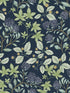 Mildred Botanical Trail wallpaper in indigo color - pattern number 4155-72814 - by A Street Prints in the Drew and Jonathan Home Fourth Edition collection