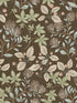 Mildred Botanical Trail wallpaper in espresso color - pattern number 4155-72816 - by A Street Prints in the Drew and Jonathan Home Fourth Edition collection