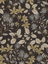 Mildred Botanical Trail wallpaper in black color - pattern number 4155-72817 - by A Street Prints in the Drew and Jonathan Home Fourth Edition collection