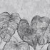 Monstera Twinwall mural in silver grey color - pattern number GH26977-23 - by Galerie in the Julie Feels Home collection