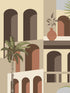 Monte Vista fabric in sunstone color - pattern number MT5617 - by York in the Montecito collection