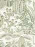 Lotus Land Cacti wallpaper in palm color - pattern number MT5631 - by York in the Montecito collection