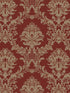 In Reg Classic Damask fabric in red gold color - pattern number CI38217 - by Patton Norwall in the Classic Impressions collection