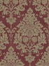 In Register Damask wallpaper in cranberry gold color - pattern number CI38221 - by Patton Norwall in the Classic Impressions collection