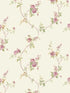 In Reg White Wedding Trail wallpaper in ivory burgundy green color - pattern number CI38225 - by Patton Norwall in the Classic Impressions collection