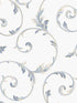In register Scroll wallpaper in off white navy metallic gold color - pattern number CI38237 - by Patton Norwall in the Classic Impressions collection