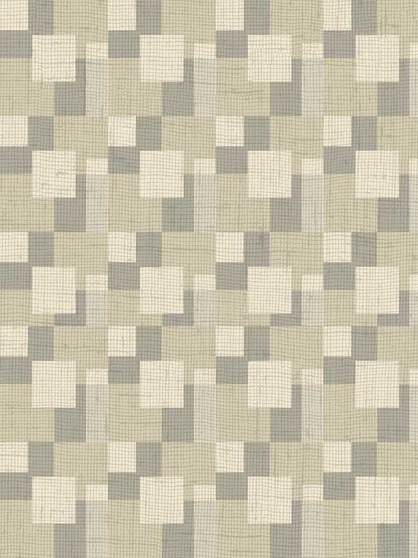 Ponza wallpaper in beige grey color - pattern number 9629 - by Armani Casa in the Graphic Elements collection