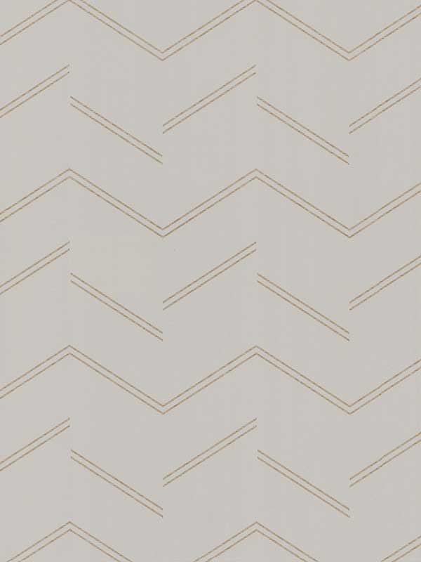Aviator Abstract Chevron wallpaper in dove color - pattern number 4178-4437 - by Warner in the Modern Expressions collection