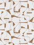 Calder Abstract wallpaper in gold color - pattern number 4178-4446 - by Warner in the Modern Expressions collection