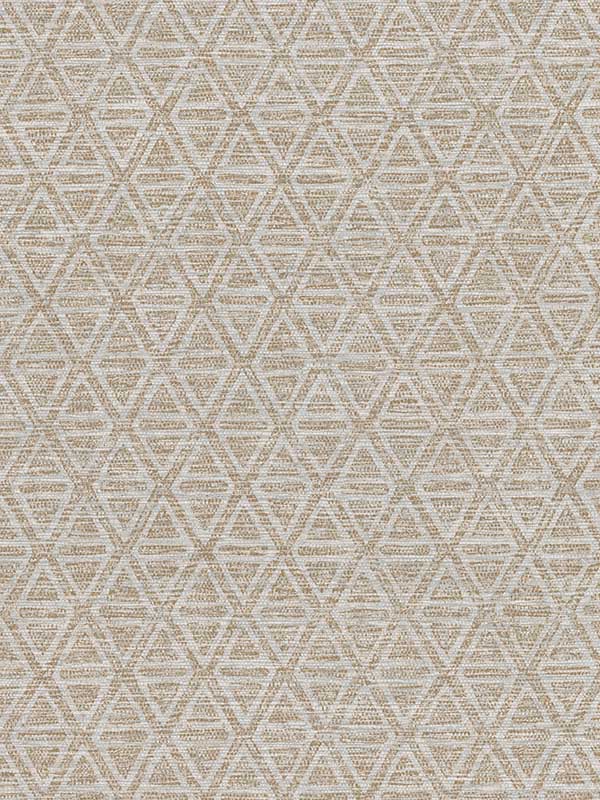 Kelce Geometric Faux Grasscloth wallpaper in gold color - pattern number 4183-4823 - by Warner in the Grasscloth Resource Volume 2 collection