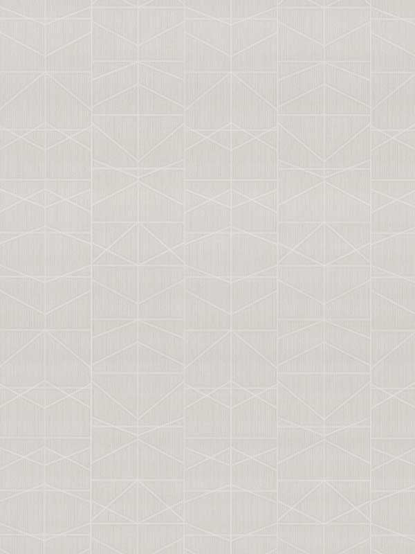 Braxton Geometric wallpaper in dove color - pattern number 4184-4921 - by Warner in the Infinity collection