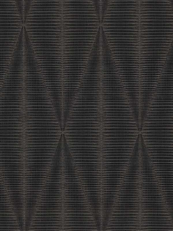 Rocco Diamond wallpaper in black color - pattern number 4184-4946 - by Warner in the Infinity collection