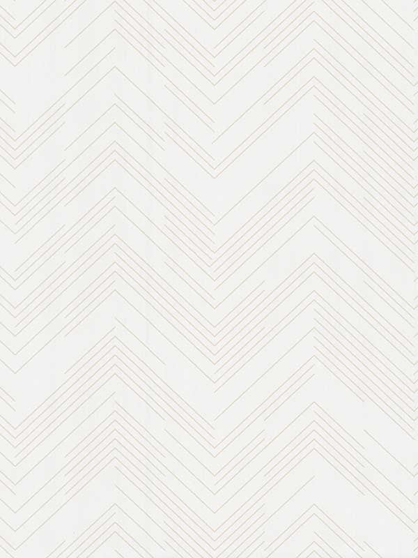 Kian Modern Chevron wallpaper in ivory color - pattern number 4184-4954 - by Warner in the Infinity collection