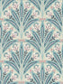 Attingham fabric in mineral color - pattern number W0193/03.CAC.0 - by Clarke and Clarke in the Secret Garden Wallcoverings collection