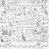 Aviary fabric in black on white color - pattern number 2705510 - by Schumacher in the Avant Garde collection