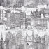 New York  New York wallpaper in black on white color - pattern number 2705530 - by Schumacher in the Avant Garde collection